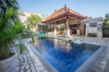 traditional balinese villa with big swimming pool – Bali – Indonesia