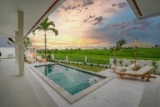 Santorini Sunset NEW 4 BR villa rice paddy view – Bali – Indonesia