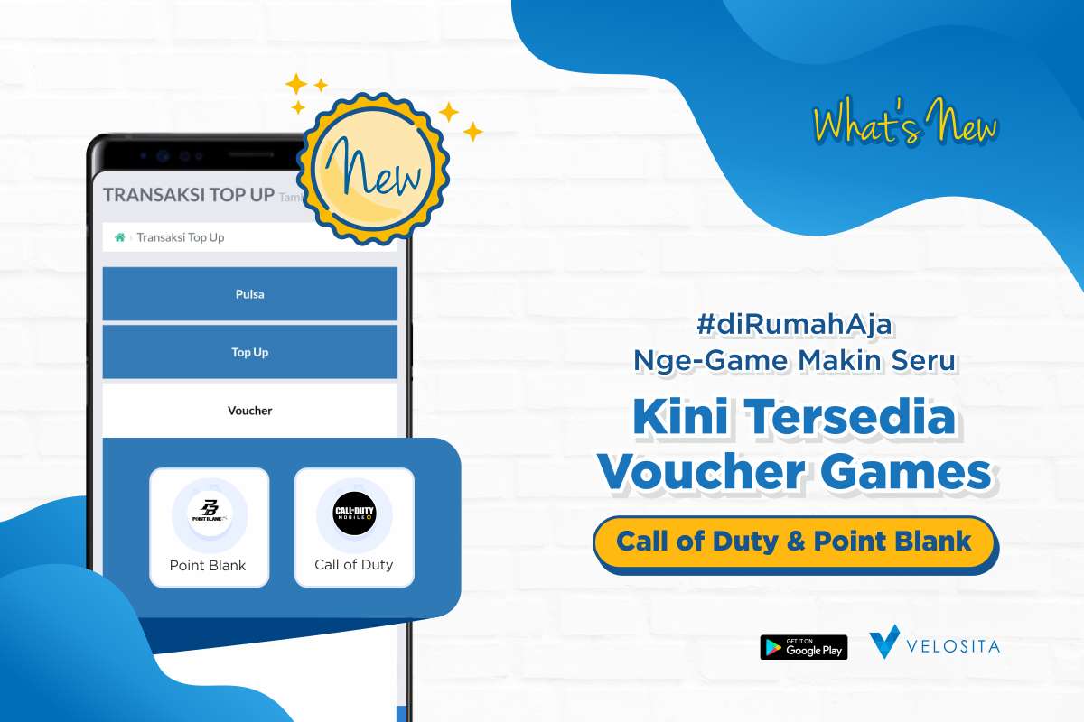 voucher games CALL OF DUTY & POINT BLANK